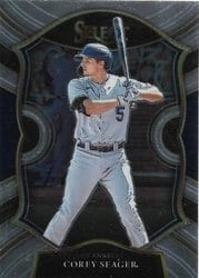 2021 Panini Select Base Set Corey Seager #9 card