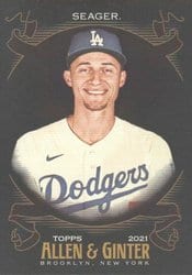 2021 Topps Allen & Ginter X Base Set Corey Seager #26 card