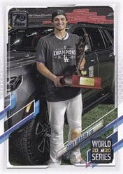 2021 Topps Base Set Corey Seager #198 card