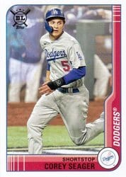 2021 Topps Big League Base Set Corey Seager #97 card