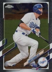 2021 Topps Chrome Base Set Corey Seager #117 card