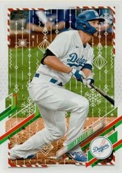 2021 Topps Holiday Base Set Corey Seager #HW184 card