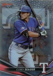 2022 Bowman's Best Base Set Corey Seager #53 card