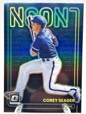 2022 Donruss Optic Neon Corey Seager #NEON-8 card