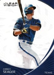 2022 Panini Chronicles Clear Vision Corey Seager #6 card