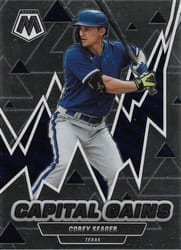 2022 Panini Mosaic Capital Gains Corey Seager #CG-4 card