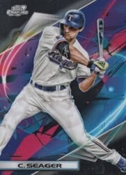 2022 Topps Cosmic Chrome Base Set Corey Seager #110 card