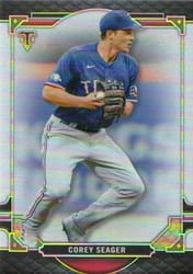 2022 Topps Triple Threads Base Set Corey Seager #27 card