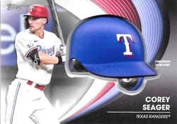2022 Topps Update Commemorative Batting Helmets Corey Seager #BH-CS card