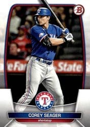 2023 Bowman Base Set Corey Seager #25 card
