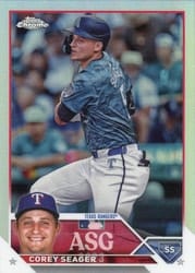 2023 Topps Chrome Update 2023 All-Star Game Corey Seager #ASGC-17 card