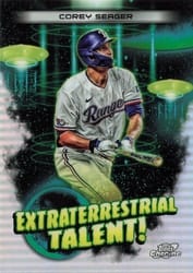 2023 Topps Cosmic Chrome Extraterrestrial Talent Corey Seager #ET-19 card