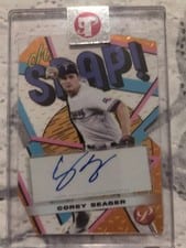 2023 Topps Pristine Oh, Snap! Autographs Corey Seager #OSA-CS card