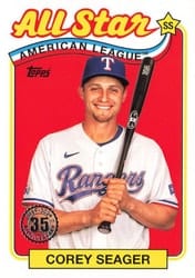 2024 Topps 1989 Topps Baseball 35th Anniversary All-Stars Corey Seager #89ASB-18 card