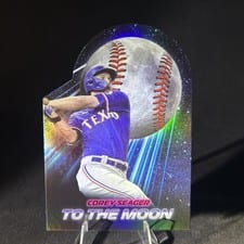 2024 Topps Big League To the Moon Die-Cuts Corey Seager #TM-12 card