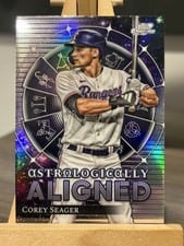 2024 Topps Cosmic Chrome Astrologically Aligned Corey Seager #AA-14 card
