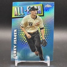 2025 Topps Chrome All-Etch Corey Seager #CAE-13 card