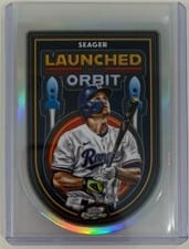 2025 Topps Cosmic Chrome Launched into Orbit Corey Seager #LIO-30 card