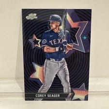 2025 Topps Cosmic Chrome StarFractor Corey Seager #SF-40 card