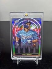 2025 Topps Cosmic Chrome Supernova Corey Seager #S-6 card