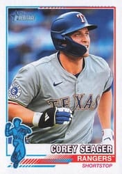 2025 Topps Heritage 1976 Redefined Corey Seager #76R-22 card