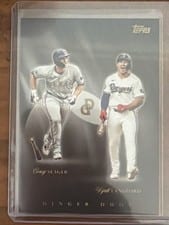 2025 Topps Dynamic Duals Dinger Duos Corey Seager / Wyatt Langford #DD-09 card