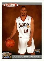 2004-05 Topps Total Base Set Corliss Williamson #125 card