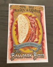 2024 Topps Allen & Ginter Ballpark Bites Boxloader Corned Beef Sandwich #BPBB-29 card