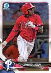2018 Bowman Chrome Prospects Cornelius Randolph #BCP30 card