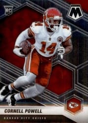 2021 Panini Mosaic Base Set Cornell Powell #340 card