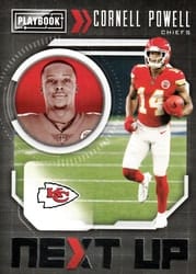2021 Panini Playbook Next Up Cornell Powell #NXT-CPO card