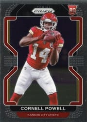2021 Panini Prizm Base Set Cornell Powell #370 card