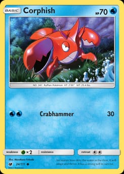 Crimson Invasion Corphish #24 card
