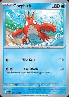 Mega Evolution Corphish #33 card
