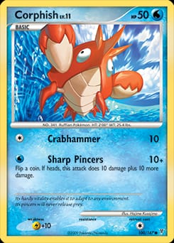 Supreme Victors Corphish #100 card