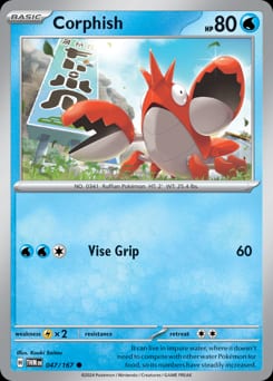 Twilight Masquerade Corphish #47 card