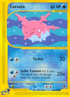 Expedition Base Set Corsola #102 card