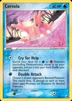 Unseen Forces Corsola #37 card