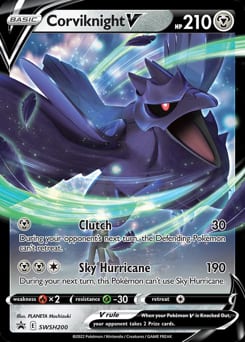 SWSH Black Star Promos Corviknight V #SWSH200 card