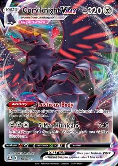 2021 Battle Styles Corviknight VMAX #110 card