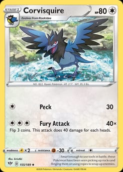 Darkness Ablaze Corvisquire #155 card