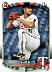 2025 Bowman Prospects Cory Lewis #BP-128 card