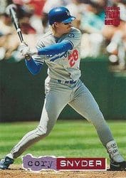 1994 Stadium Club Base Set Cory Snyder #463 card