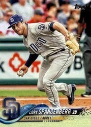 2018 Topps Base Set Cory Spangenberg #463 card