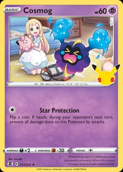 Celebrations Cosmog #13 card