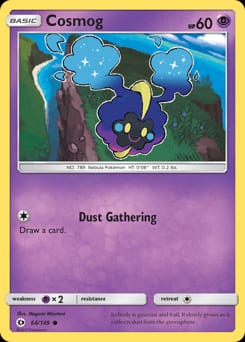 Sun & Moon Cosmog #64 card