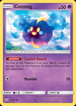 Team Up Cosmog #69 card