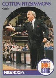 1990-91 Hoops Base Set Cotton Fitzsimmons #325 card