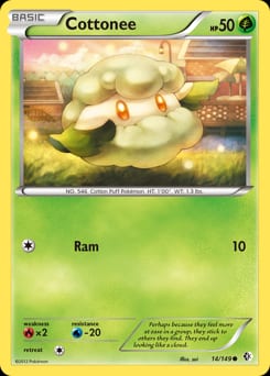 Boundaries Crossed Cottonee #14 card