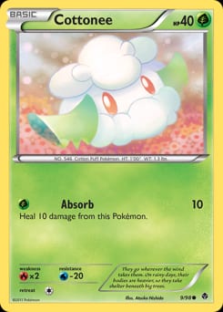 Emerging Powers Cottonee #9 card